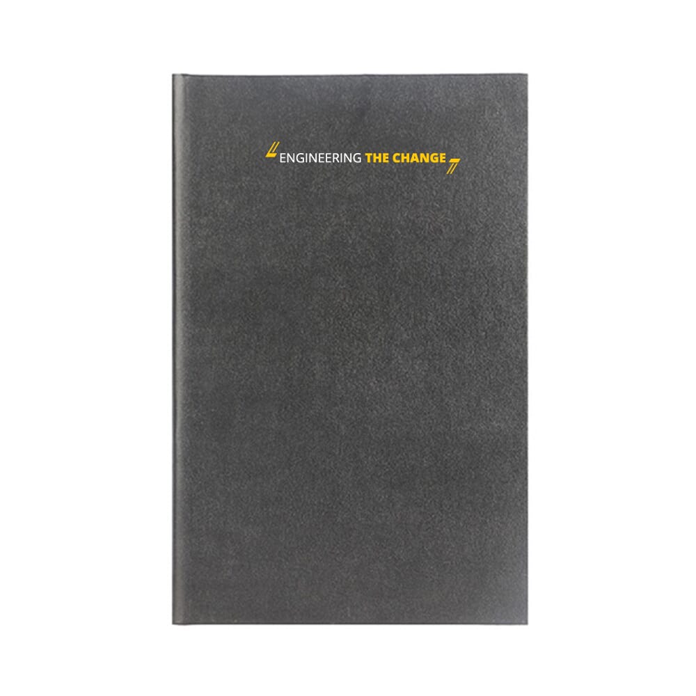 Ebony Notebook- Black- A5- 96 Sheets